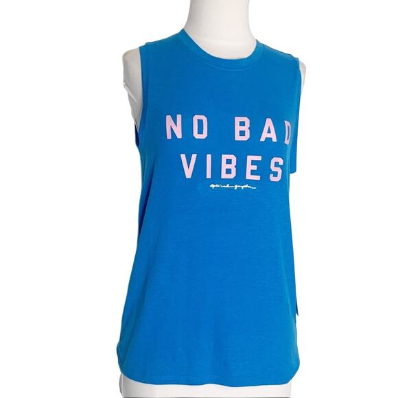 NWT Spiritual gangster no bad vibes mantra tank - Picture 1 of 4
